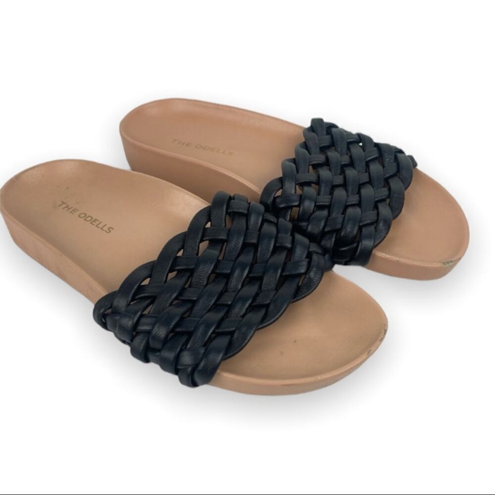 THE ODELLS Braided Slides - Noir - Picture 4 of 13